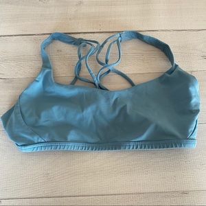 Lululemon Free To Be Wild Bra Size 8 Light Blue